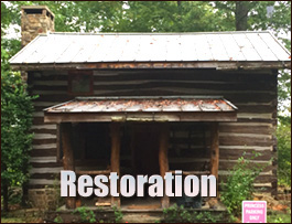 Historic Log Cabin Restoration  Maumee, Ohio